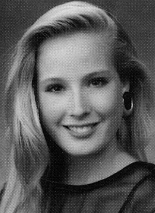 Young Dita Von Teese yearbook picture